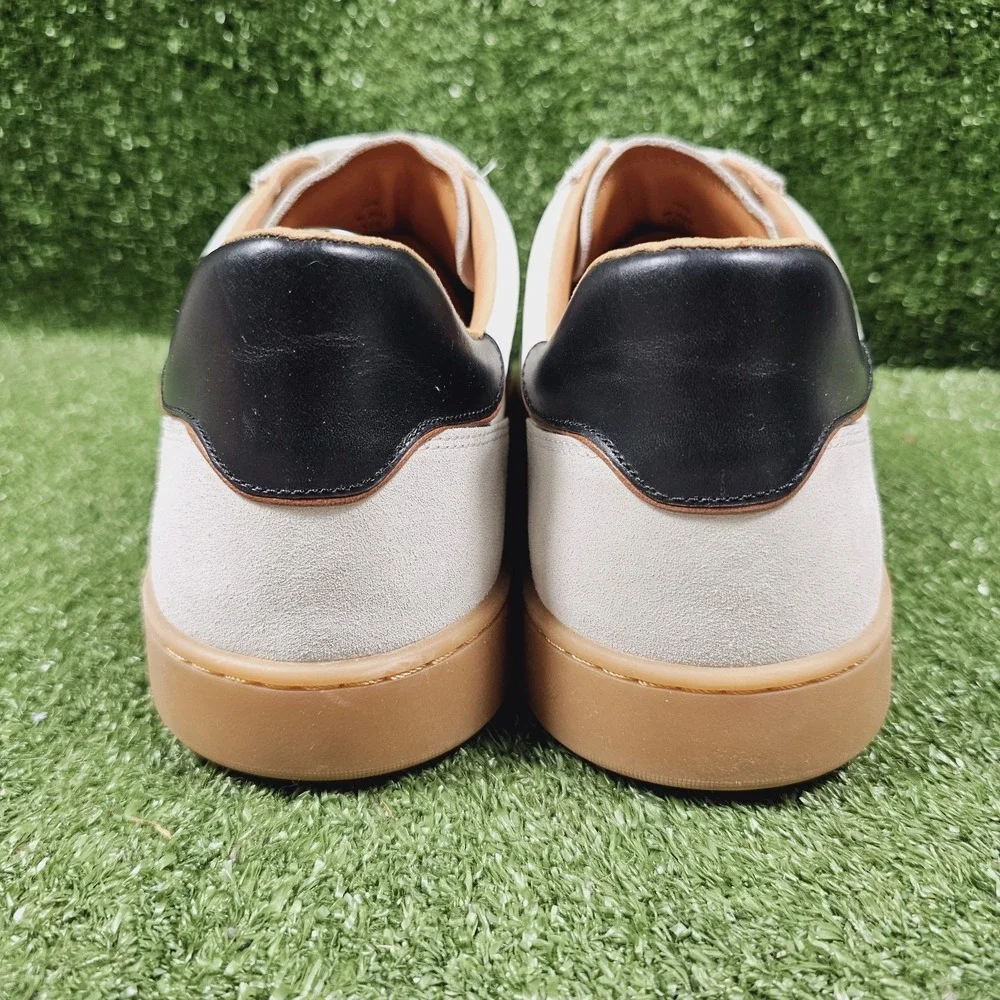 Allen Edmonds Ludlow Dove Slip-On Stretch Lace Casual Sneakers Mens Size 13 D